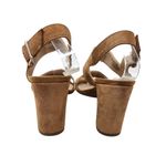 Franco Sarto  Leather Feminine High Heels Rumi Sandals Tan Brown Size 6.5 M Photo 5