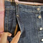 J.Crew  Y2K 2006 DARK WASH BUTTON FRONT DENIM SKIRT 2 Photo 3