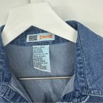 Faded Glory  Vintage Y2K Denim Button Up Vest Shirt Size Small Early 2000s Photo 2