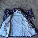 Zengery purple and black leopard print raincoat size‎ (2) large Photo 7