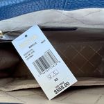 Michael Kors Navy Mirella Tote Bag Medium Pebbled Leather Photo 6