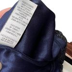 Theia Sequin Sheath Dress Embellished Beaded Sleeveless Navy Blue Size US 4 Photo 12