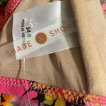 Shade & Shore  bikini top Barbie Pink floral ruched pad halter swimwear New 34B Photo 1