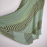 Laundry by Shelli Segal Flowy Skirt Midi Skirt High-low Green Blue Size 12 Photo 13