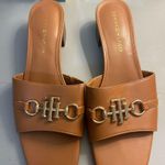 Tommy Hilfiger  Heeled Brown Leather Sandals Photo 0