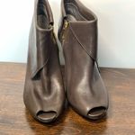 Michael Kors  Women's Peep Toe 4" Stiletto Heel Ankle Boots Brown Size 9M Photo 0