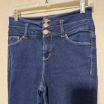 IBIZA SWS Denim Jeans Juniors Size 7 Blue Skinny Leg High Rise Pushup shaping Photo 1