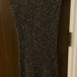 Max Studio cap sleeves cowl neck ribbed brown midi sweater dress, size XS spring Photo 9