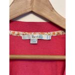 Boden Cardigan Sweater Women Size 16 Pink Cotton Blend Button V Photo 5