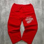 Champion Vintage 1992 Detroit Red Wings  Sweatpants Red Photo 0