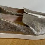 Birdies  Women 8.5 Gold Metallic The Swift Leather Slip On Sneaker Loafers Photo 3