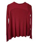 We The Free FP XS thermal V neck Red Long Sleeve Top Photo 1