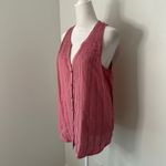 prAna  mauve pink button down sleeveless tank top size S Photo 2