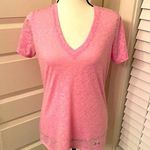 Under Armour  || Pink v-neck short sleeve top Photo 0