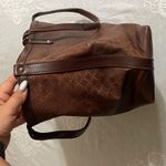 Gucci Vintage Tote Bag 247209 Diamante Shoulder Bag Brown Leather Photo 14