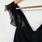 Show Me Your Mumu June Maxi Dress in Black Bridesmaid Gown size XS NWT Ruffle Photo 4