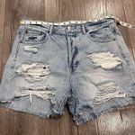 American Eagle Denim Jean Shorts Women's Boyfriend Short Cotton Boho Festival Photo 5