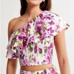 Abercrombie & Fitch NWT One-Shoulder Ruffle Top Photo 1