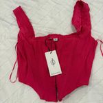 Stradivarius Pink Corset Top Photo 0