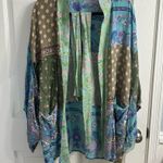 Spell ocean renew patchwork robe kimono Blue Size undefined Photo 0