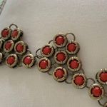 J.Crew  Gold and Orange Statement Bib Necklace Photo 2