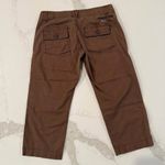 Ralph Lauren Y2K Polo Jeans Company Low Rise Cargo Capri Pants Women's 8 Brown Photo 5