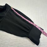 Fifteen Twenty NWOT  Elegant Black V-Neck Blouse With Bell Sleeves Photo 6