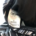 Mossimo Tankini Top Removable Cups Chevron Stripe Black White XS Photo 3