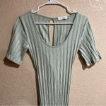 Jonathan Simkhai Philippa Ribbed Reversible Midi Dress Green Photo 5