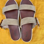 MIA  Two Strap Tan Espadrille Platform Sandal Size 9.5 Photo 1