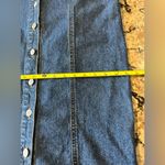 Bill Blass Vintage  Denim Dress Size Large  Sleeveless Button Front Jean Photo 5