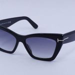 Tom Ford  SUNGLASSES FT0871 01B Shiny Black / Gradient Smoke Photo 4