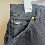 CHIC black vintage high rise straight leg jeans | 12/14 Photo 1