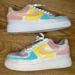 Nike  Air Force 1 Low Tear Away Arctic Punch Distressed Sneaker Women’s Size 9 Photo 6
