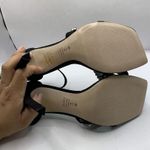 Schutz  Linsey Nubuck Heel wedding black diamond square toe studded size 8 E10 Photo 5