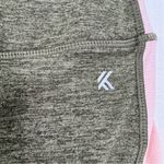 Kyodan Heathered Olive Green and Pale Pink Leggings Size Medium Photo 3