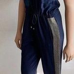 Karina Grimaldi NWT  Beaded Jumpsuit Blue Size Small Photo 1