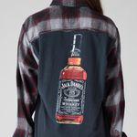 LF 🌸 Furst of a Kind vintage flannel crew neck Photo 7