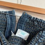 Jennifer Lopez Vintage Y2K Smocked Denim Jumpsuit Photo 5