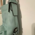 Coach  Seafoam Green Crossbody Shoulder Bag Purse Leather F15064 Photo 6