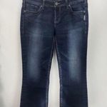 Silver Jeans Silver Aiko Kick Flare Dark Wash Cropped Jeans Sz 30 Capri Photo 0