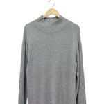 Rails  Mila Heather Grey Merino Wool Blend Mockneck Sweater Dress Midi Size Large Photo 3