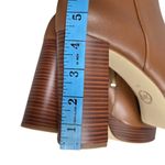 Michael Kors  Joanna Faux‎ Leather Platform Boot Bootie Luggage 10M NIB Photo 11