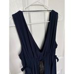 BCBGMAXAZRIA NWT BCBG MAXAZRIA Handkerchief Hem Midi formal Dress Dark Navy medium Photo 8