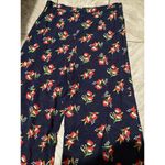 Jill Stuart Jill  Floral Polka Dots Wide Leg High Rise Pants XL Photo 3