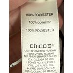 Chico's A16 -  Bloom Sketch Scarf Front Pullover Long Sleeve Blouse Size 0/X Smal Photo 2