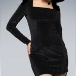 SO Black Velvet studded mini dress Size S Photo 0
