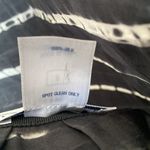 Oscar de la Renta  Black Cream Tie Dye Silk Skirt size 8 A-Line Photo 6