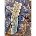 Gap  Dress Womens Large Blue Floral Handkerchief Midi Cami Rayon Adjustable Slits Photo 6