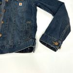 Carhartt Women’s Jean Denim Trucker Jacket Button Up M Photo 1